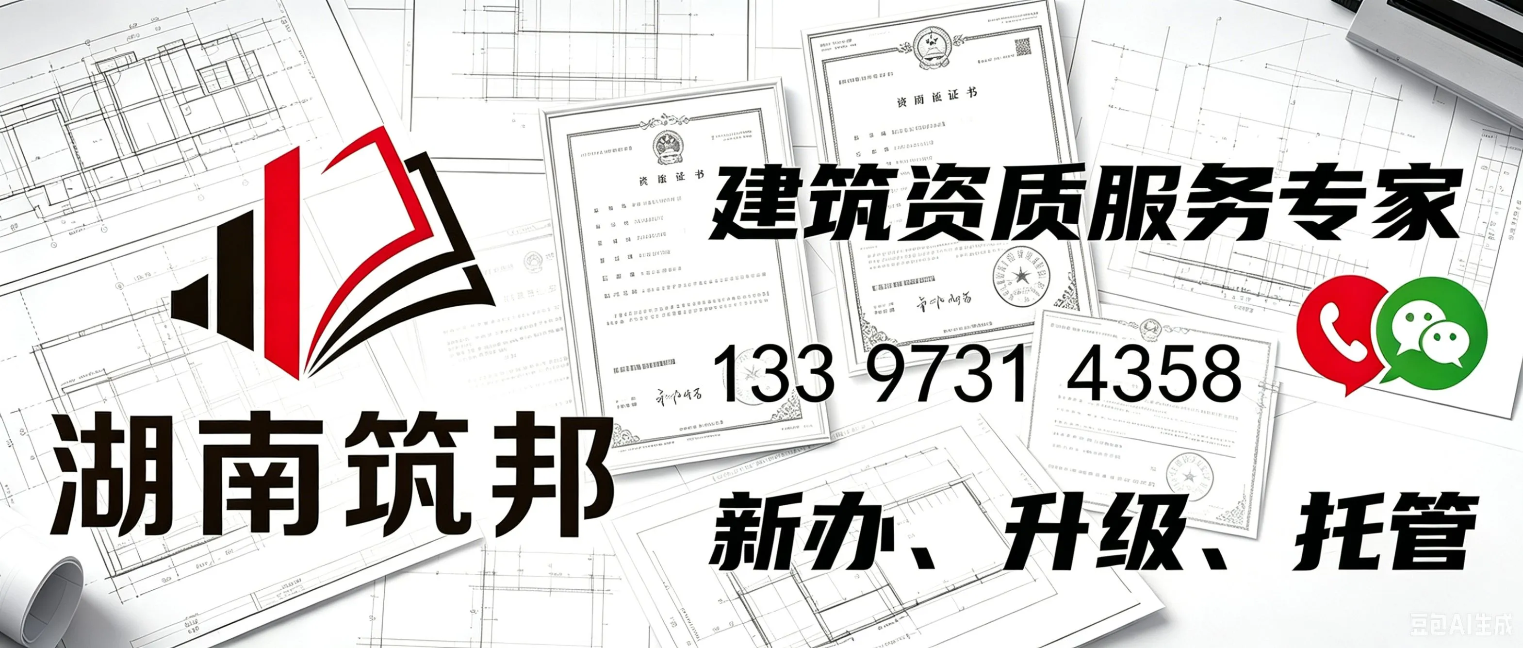 望城区建筑资质代办 - 湖南筑邦城市服务图